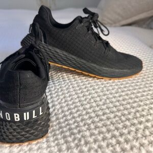 NOBULL Black Knit Training Shoes with Gum Outsole